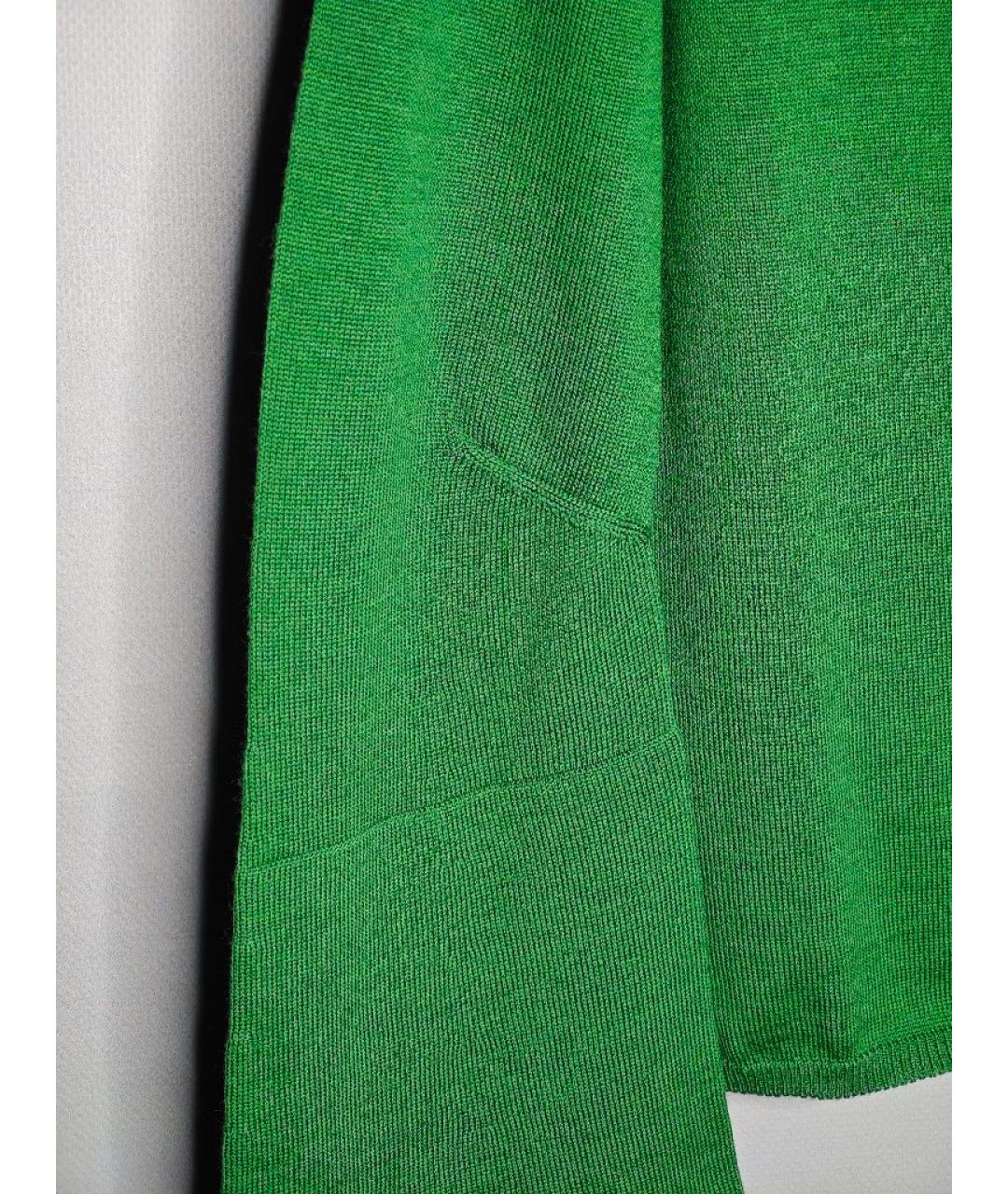 JIL SANDER Зеленый шерстяной джемпер / свитер, фото 4