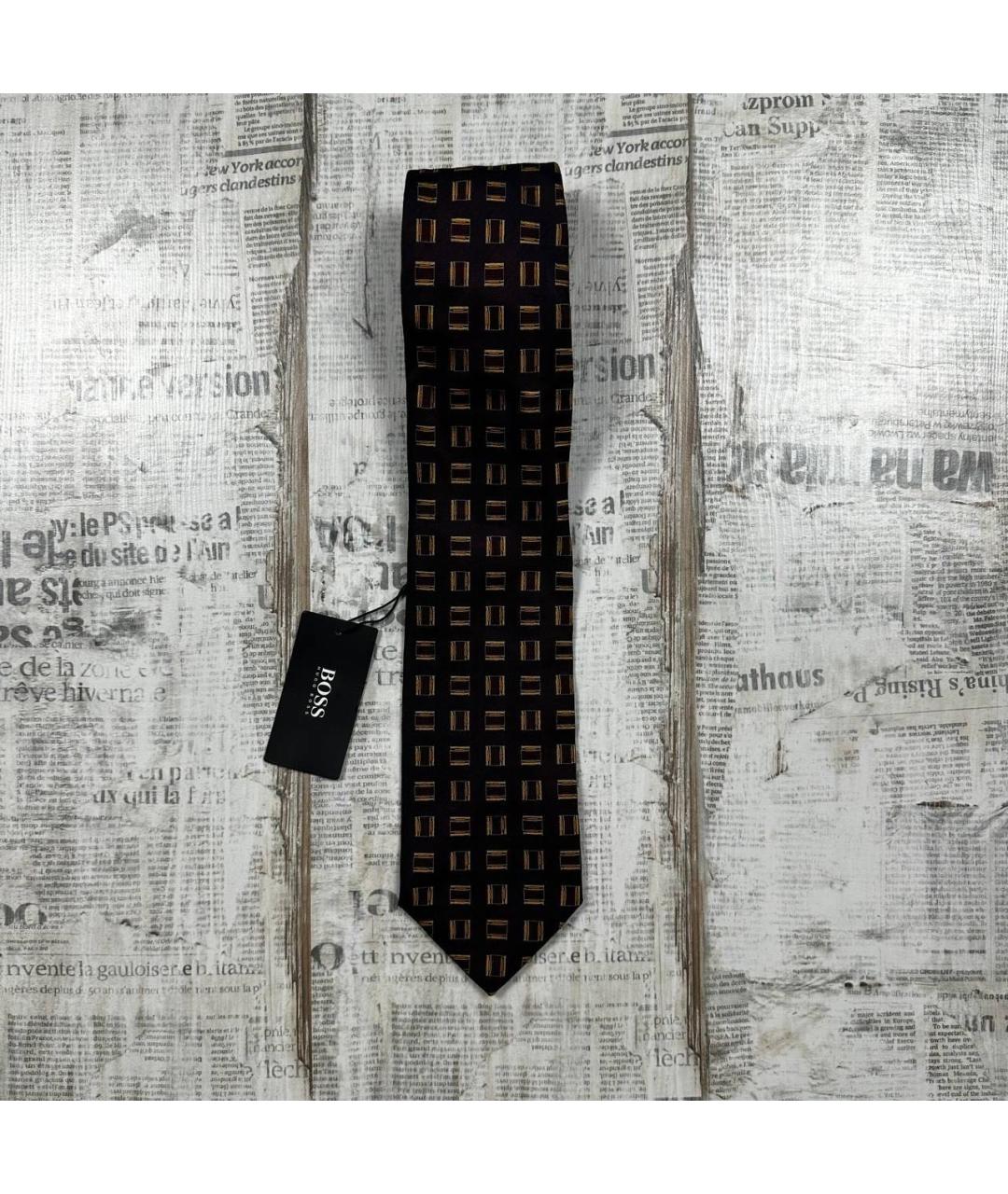 HUGO BOSS Мульти шелковый галстук, фото 6