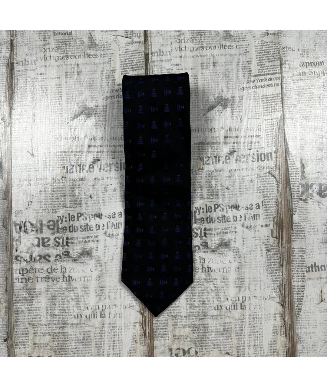 ERMENEGILDO ZEGNA XXX Мульти шелковый галстук, фото 6