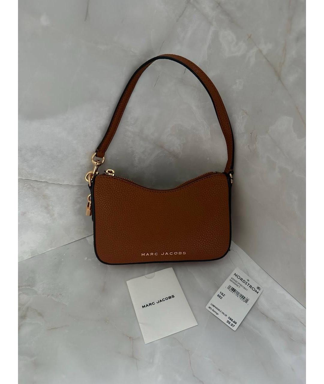 MARC JACOBS Коричневая кожаная сумка через плечо, фото 3