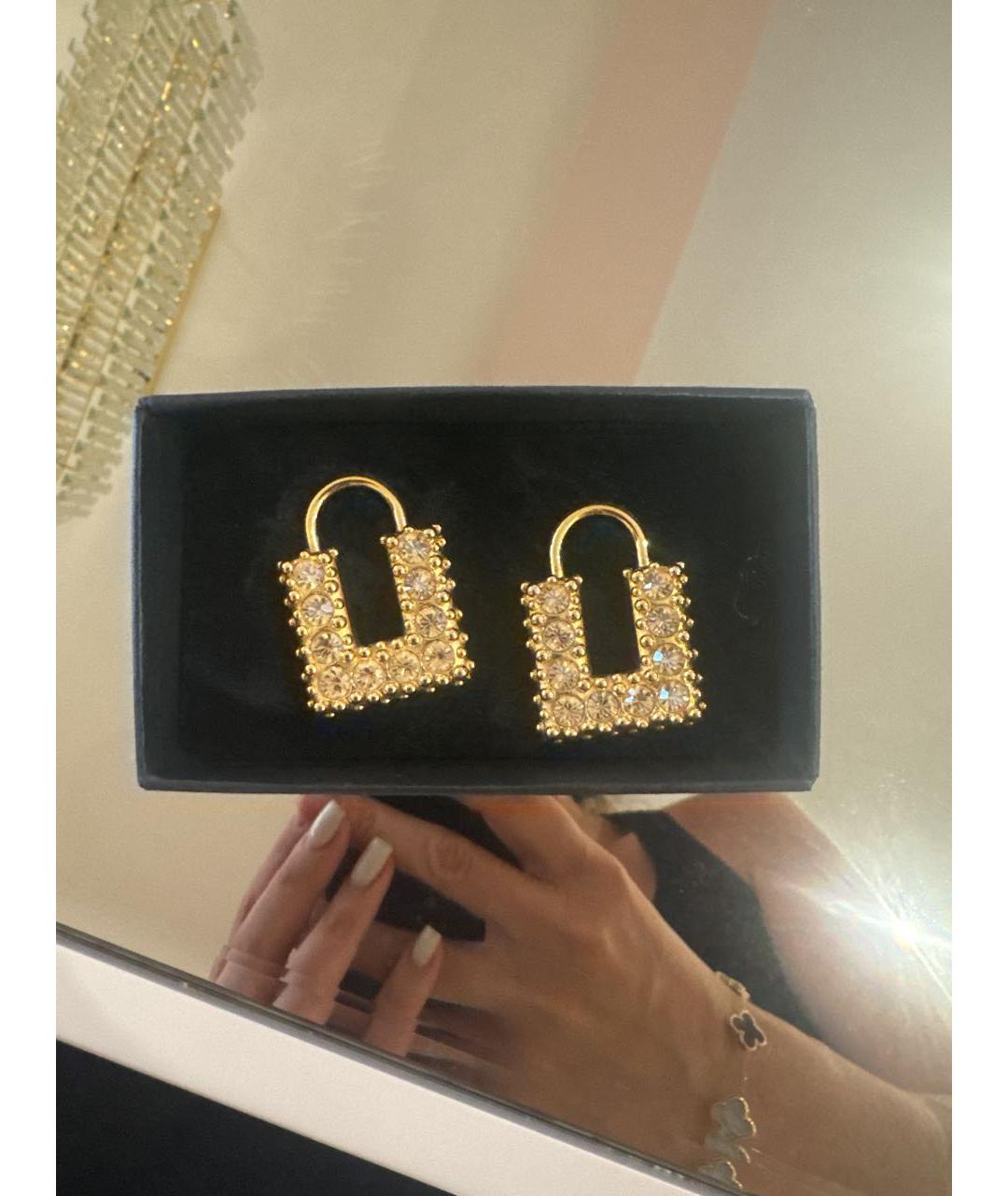 ELISABETTA FRANCHI Желтые серьги из желтого золота, фото 4