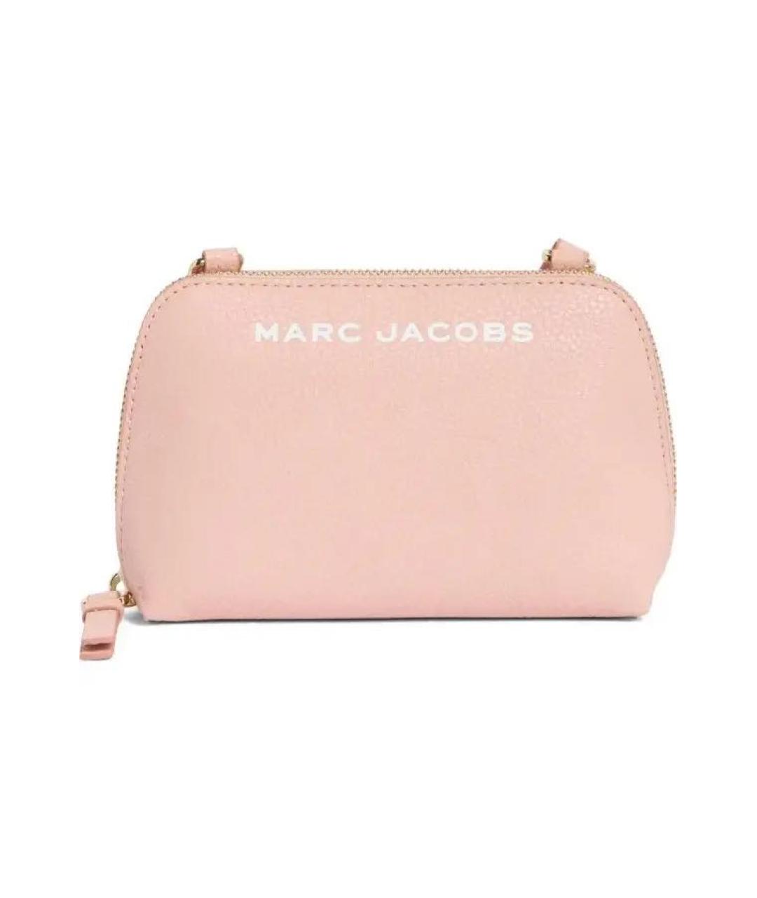 MARC JACOBS Коралловая кожаная сумка через плечо, фото 7