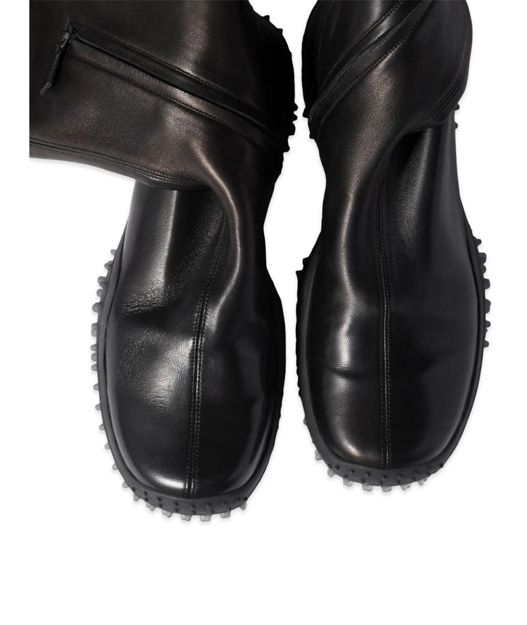MIU MIU Черные кожаные сапоги, фото 5