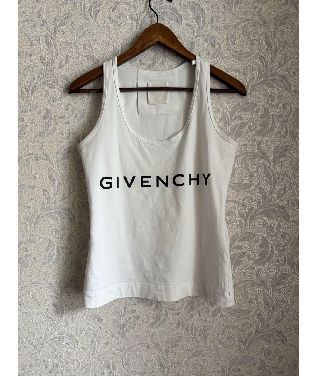 GIVENCHY Белая хлопковая майка, фото 6