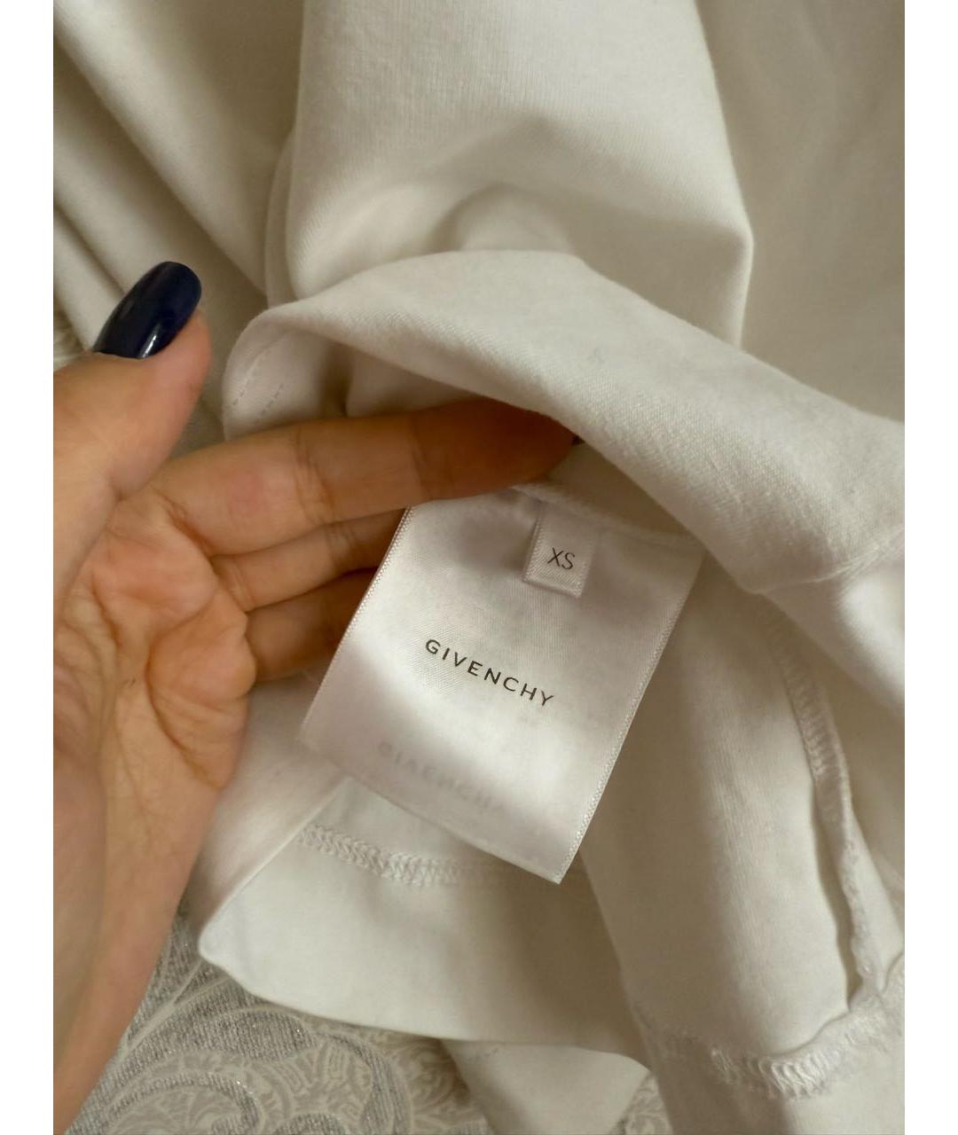 GIVENCHY Белая хлопковая майка, фото 5