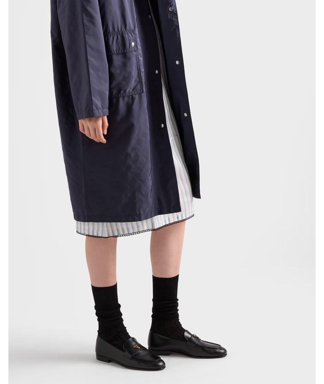 PRADA Черные кожаные лоферы, фото 3