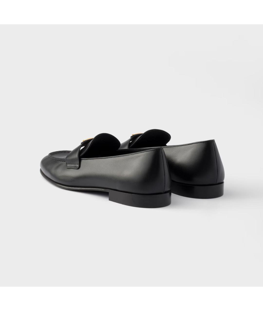 PRADA Черные кожаные лоферы, фото 5