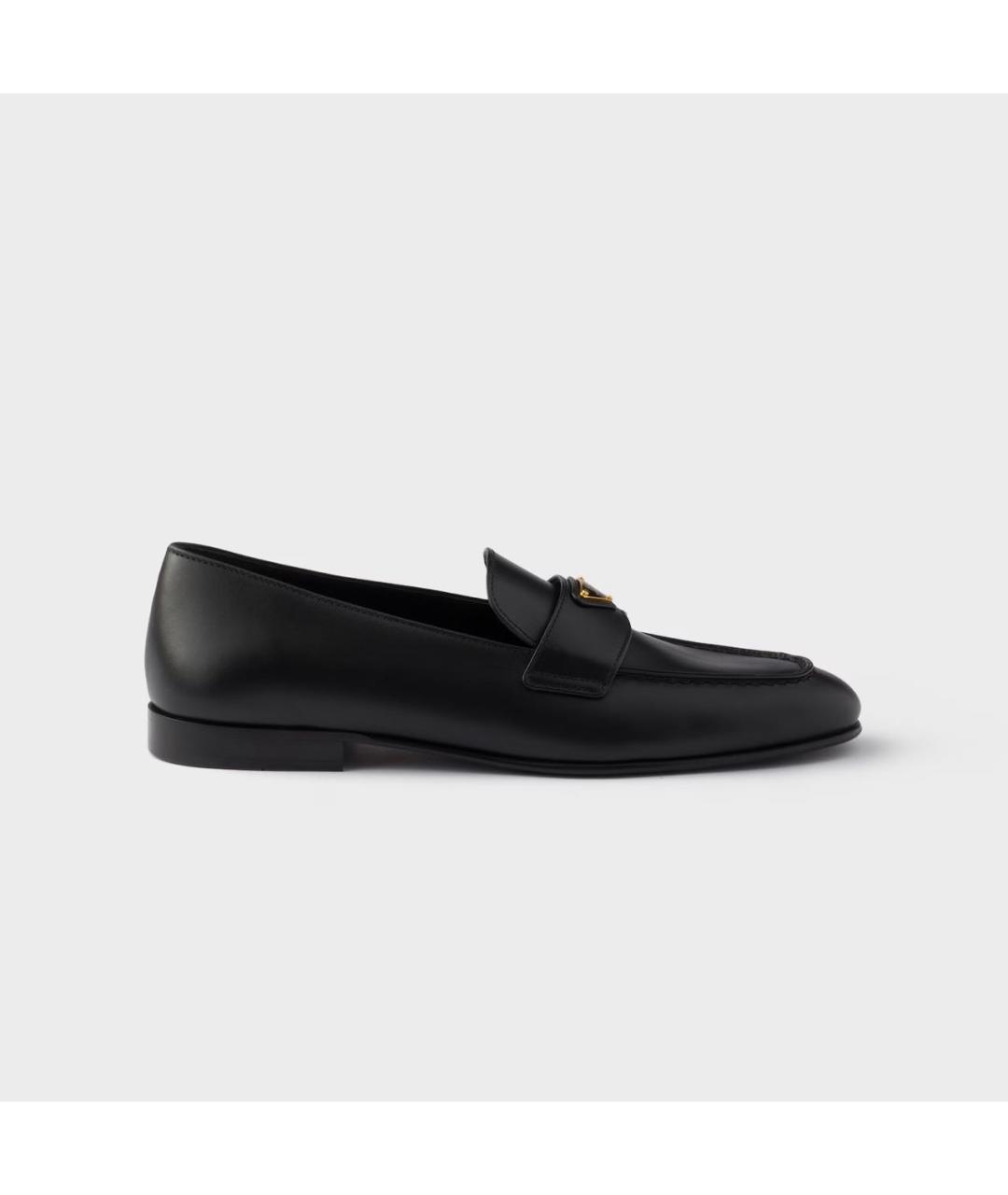 PRADA Черные кожаные лоферы, фото 6