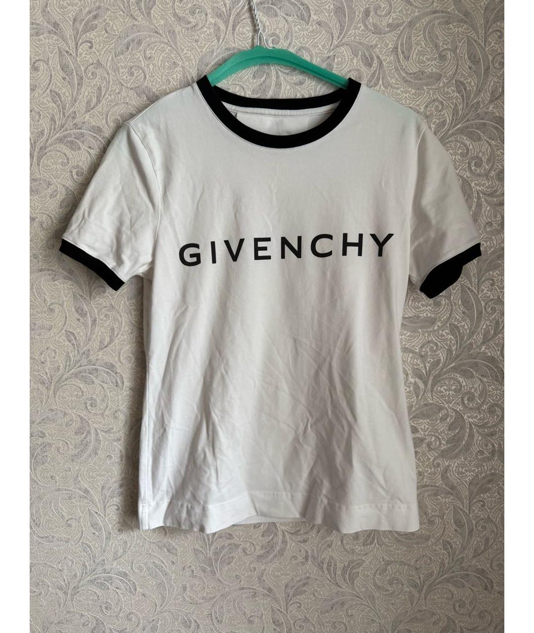 GIVENCHY Белая хлопковая футболка, фото 4
