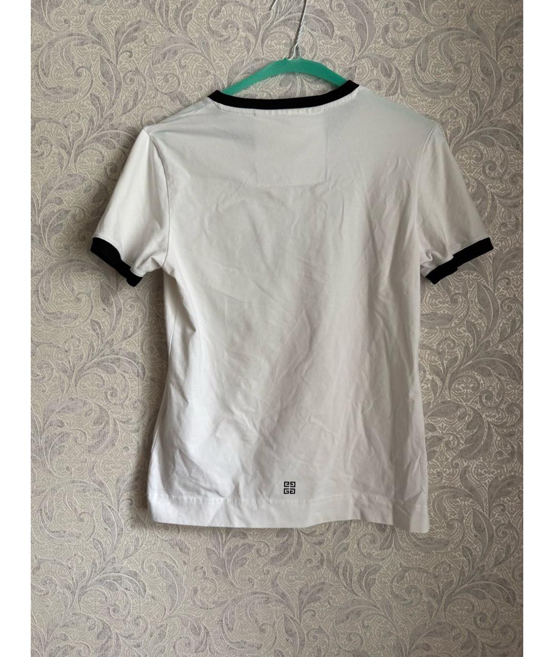 GIVENCHY Белая хлопковая футболка, фото 2