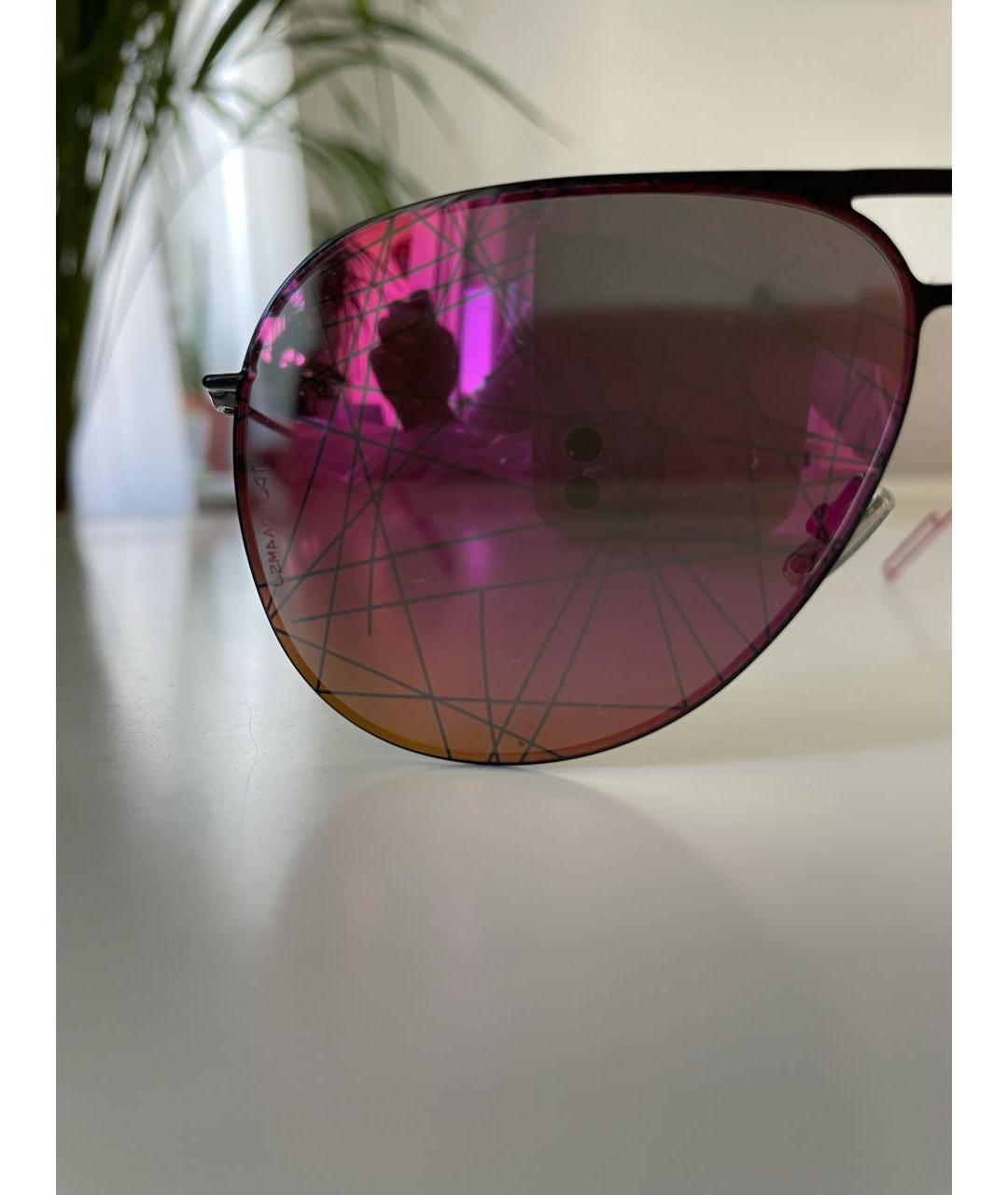 CHRISTIAN DIOR PRE-OWNED Фуксия металлические солнцезащитные очки, фото 6