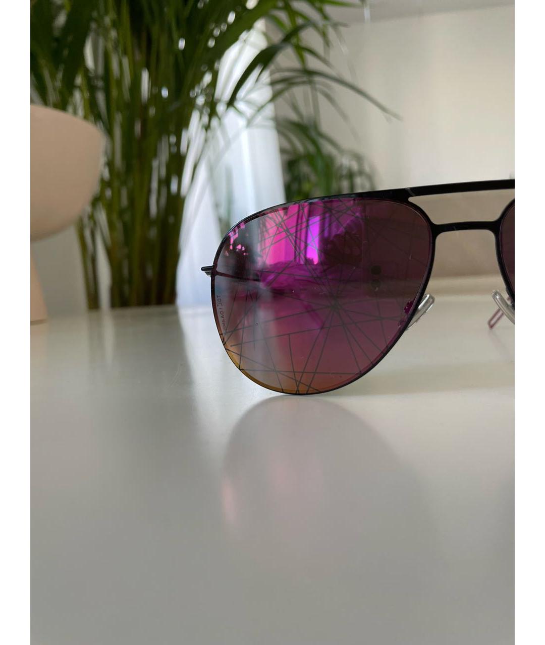 CHRISTIAN DIOR PRE-OWNED Фуксия металлические солнцезащитные очки, фото 3