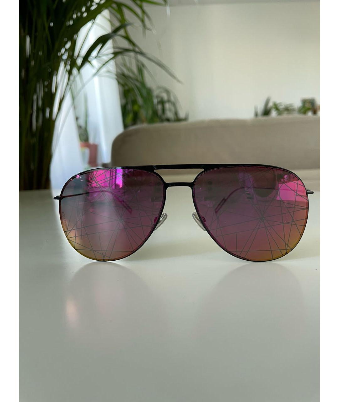 CHRISTIAN DIOR PRE-OWNED Фуксия металлические солнцезащитные очки, фото 4
