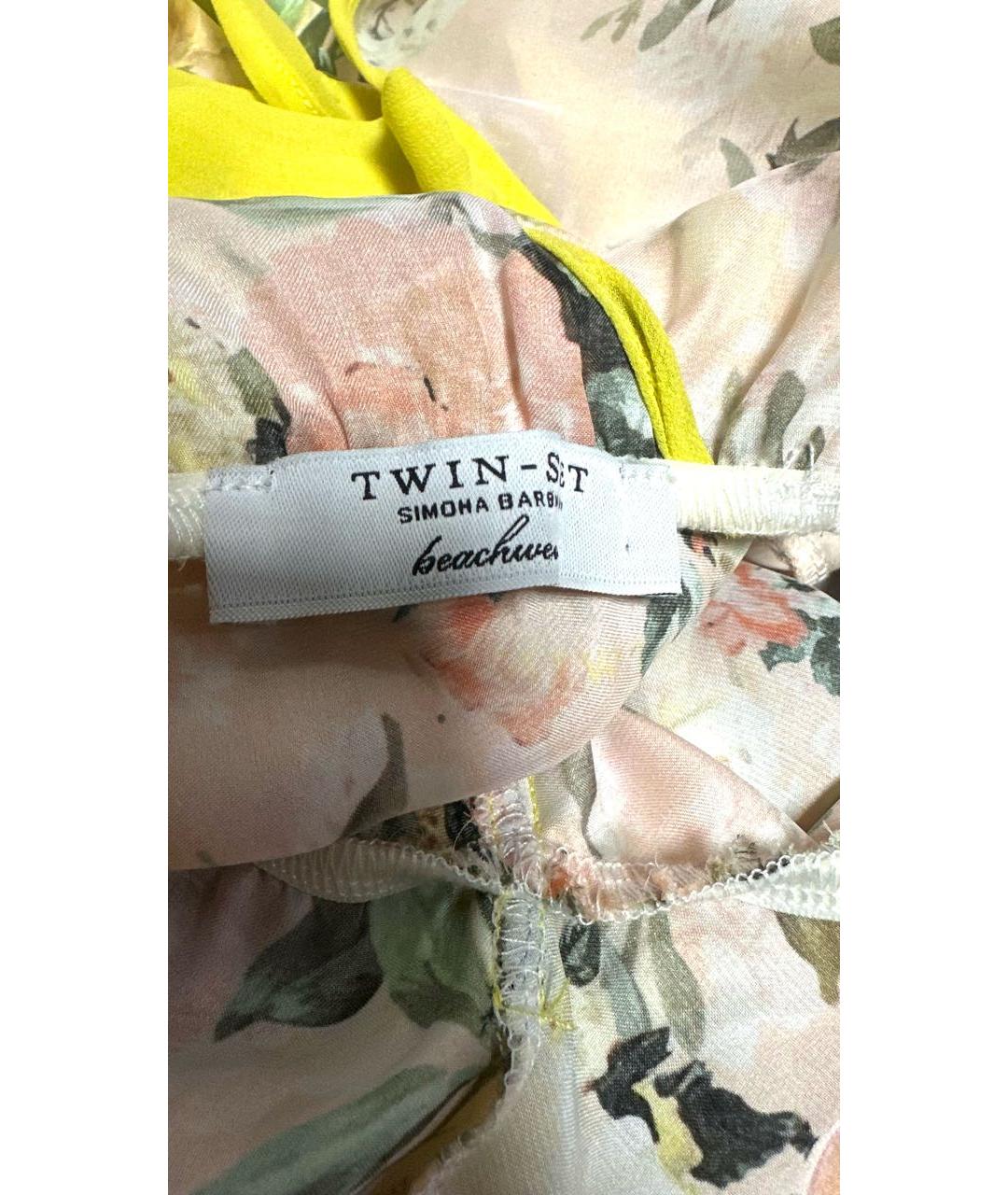 TWIN-SET Мульти полиэстеровое повседневное платье, фото 3