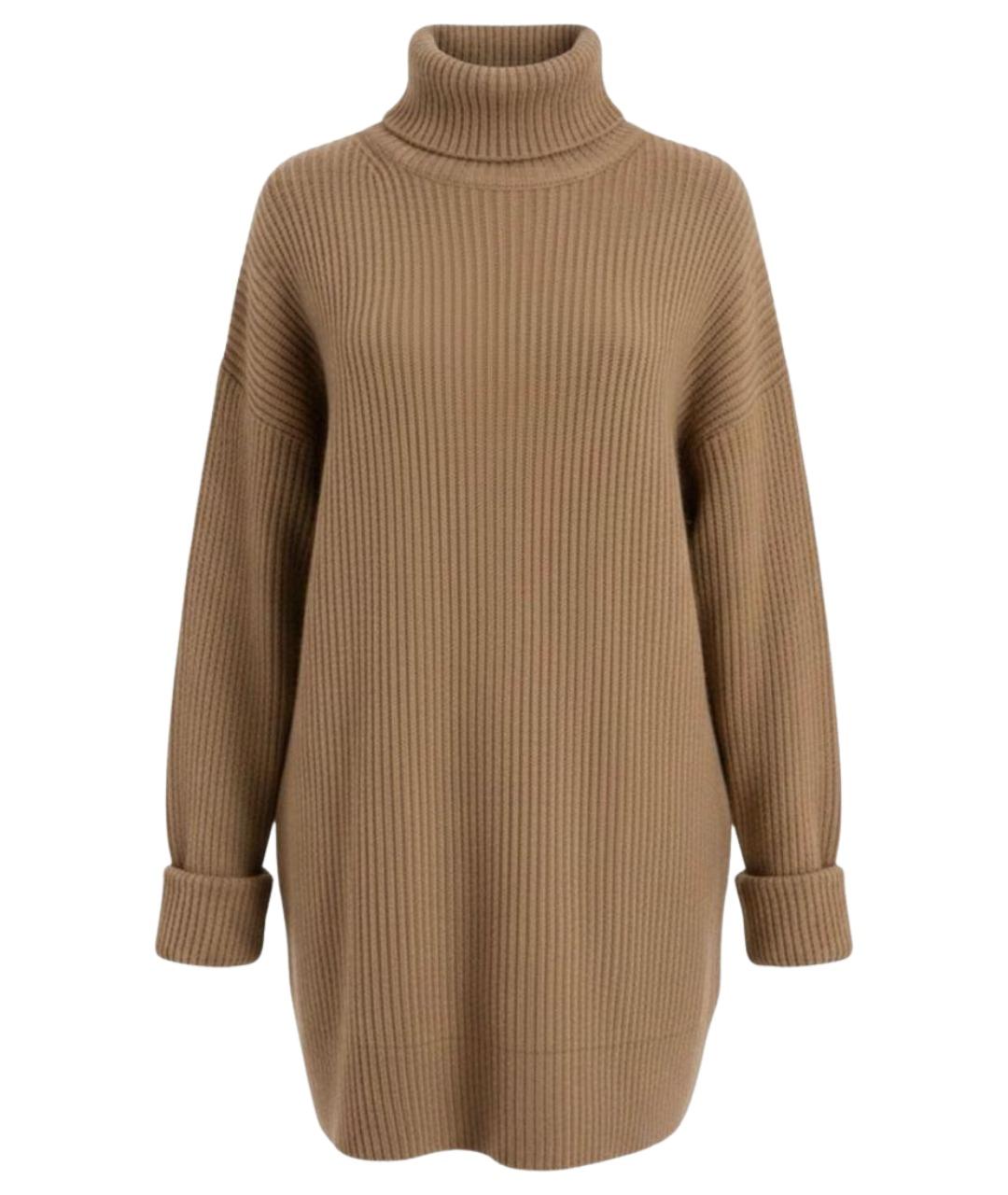 MAX MARA Бежевый шерстяной джемпер / свитер, фото 1
