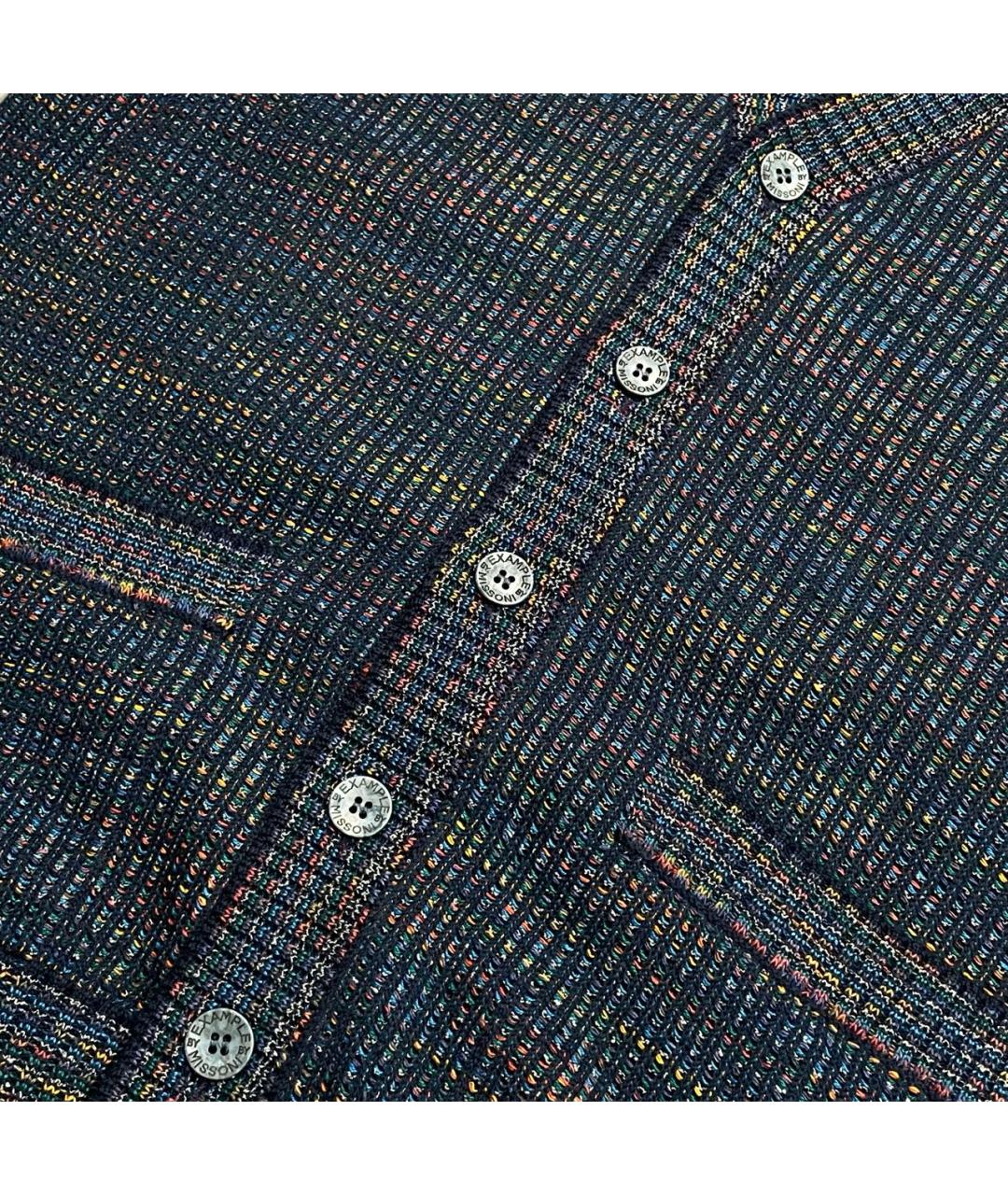 MISSONI Темно-синяя хлопковая жилетка, фото 5