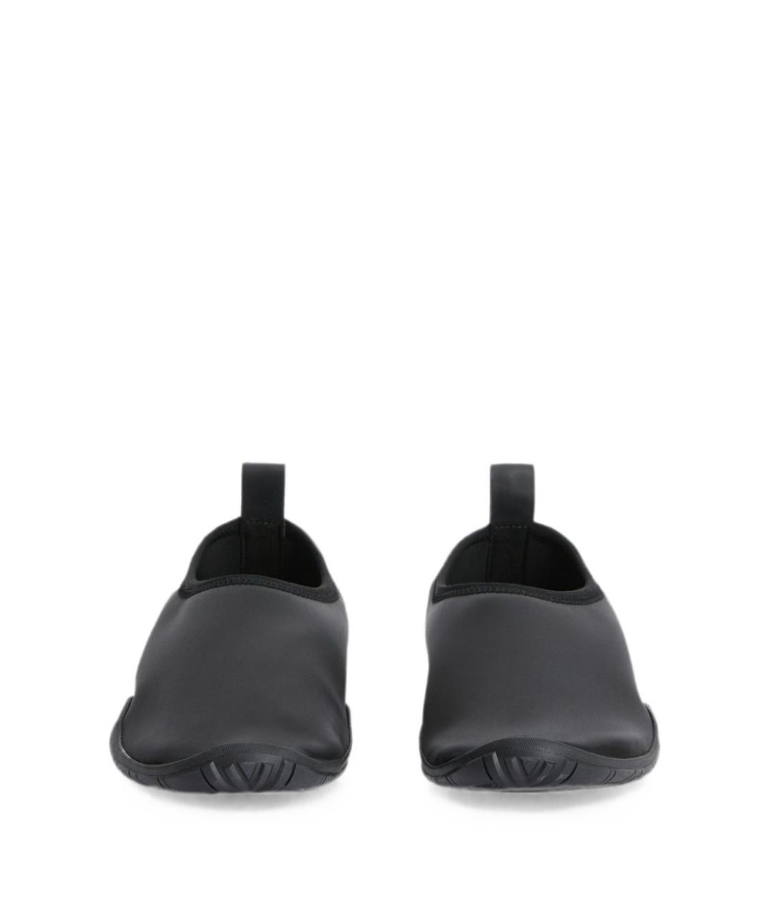 JIL SANDER Черные кожаные кроссовки, фото 3