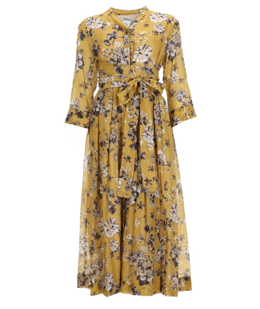 'S MAX MARA Желтое повседневное платье, фото 1
