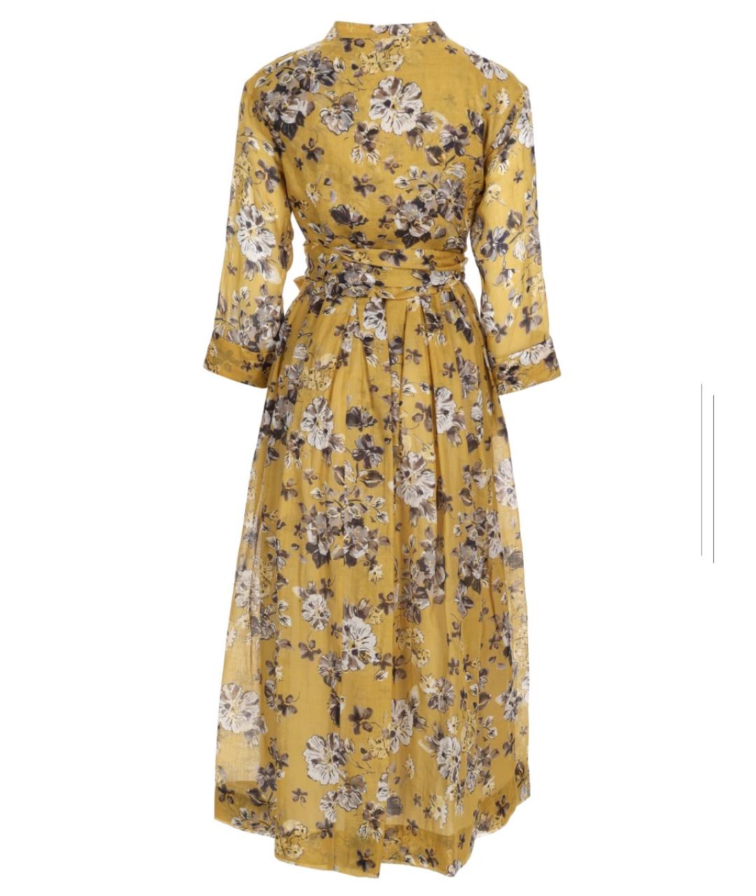 'S MAX MARA Желтое повседневное платье, фото 2