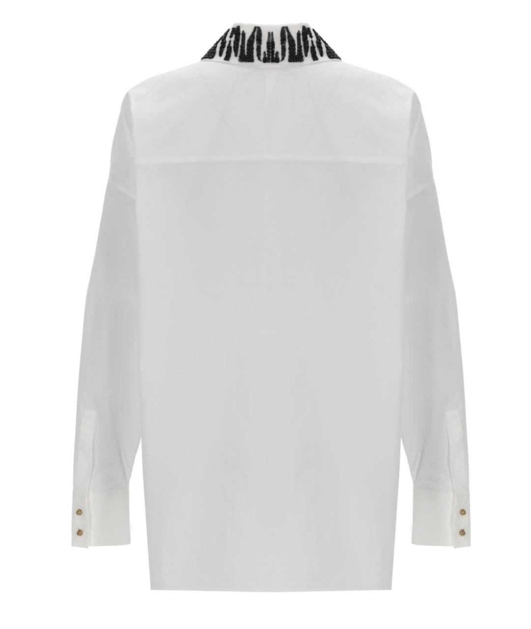 MAX MARA Белая хлопковая рубашка, фото 3
