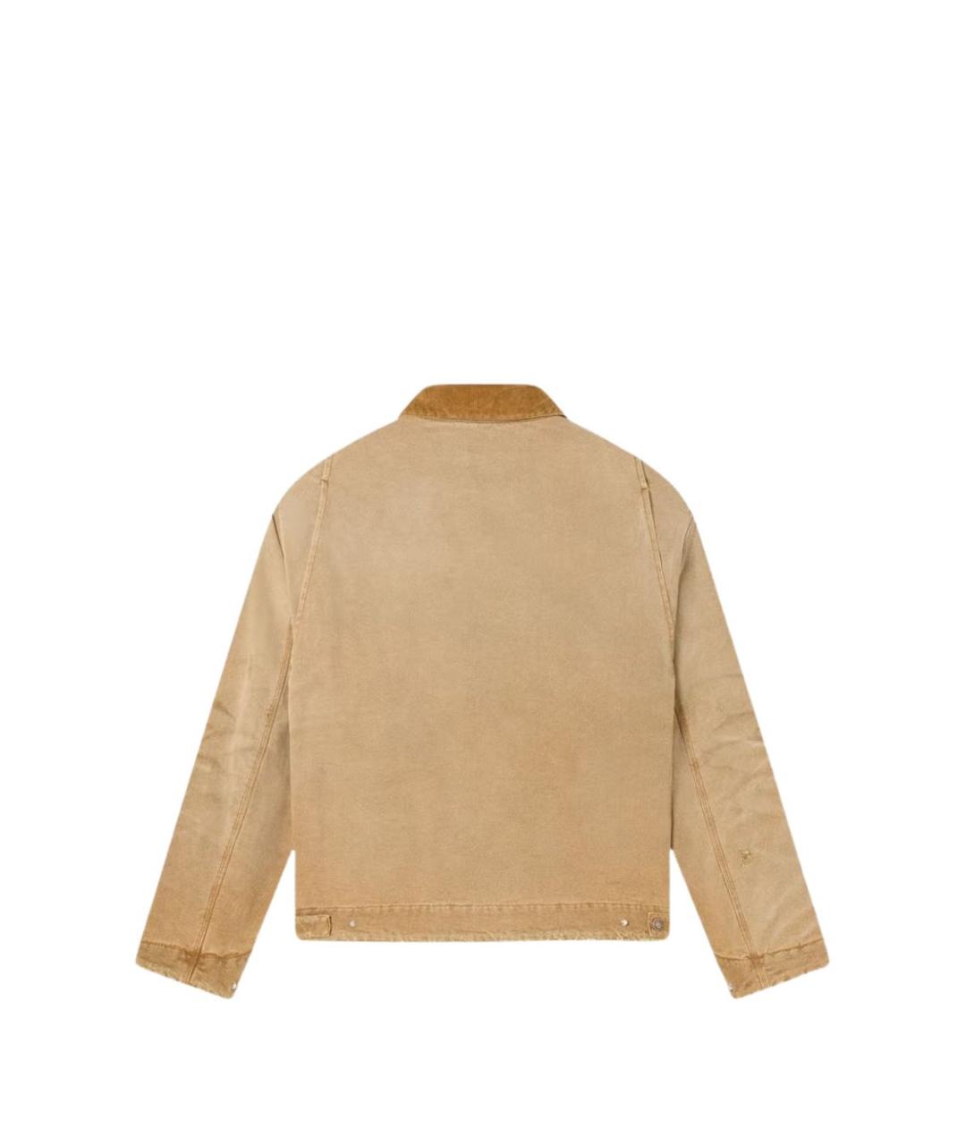 GOLDEN GOOSE Коричневая хлопковая куртка, фото 2