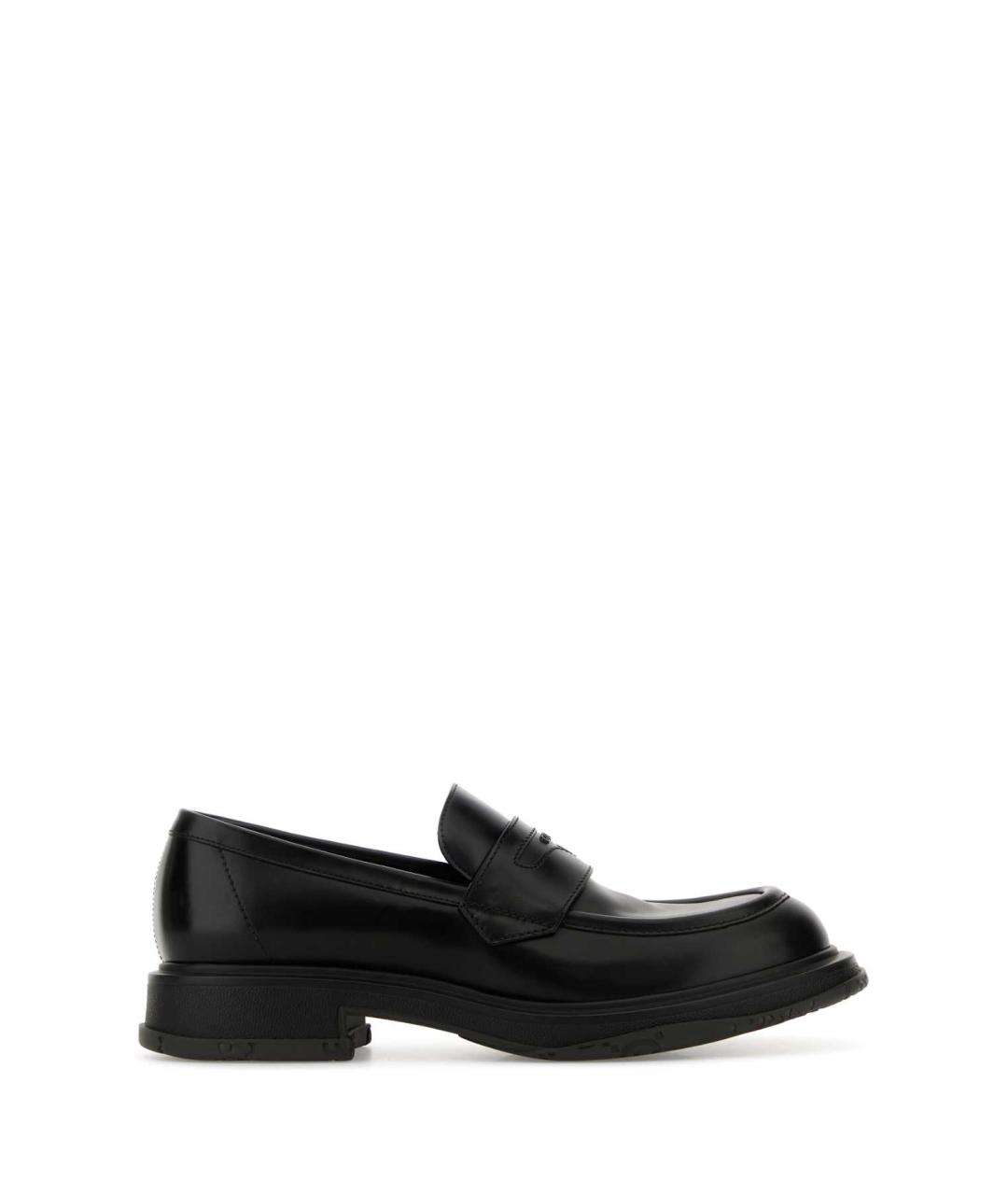 GUCCI Черные кожаные лоферы, фото 1