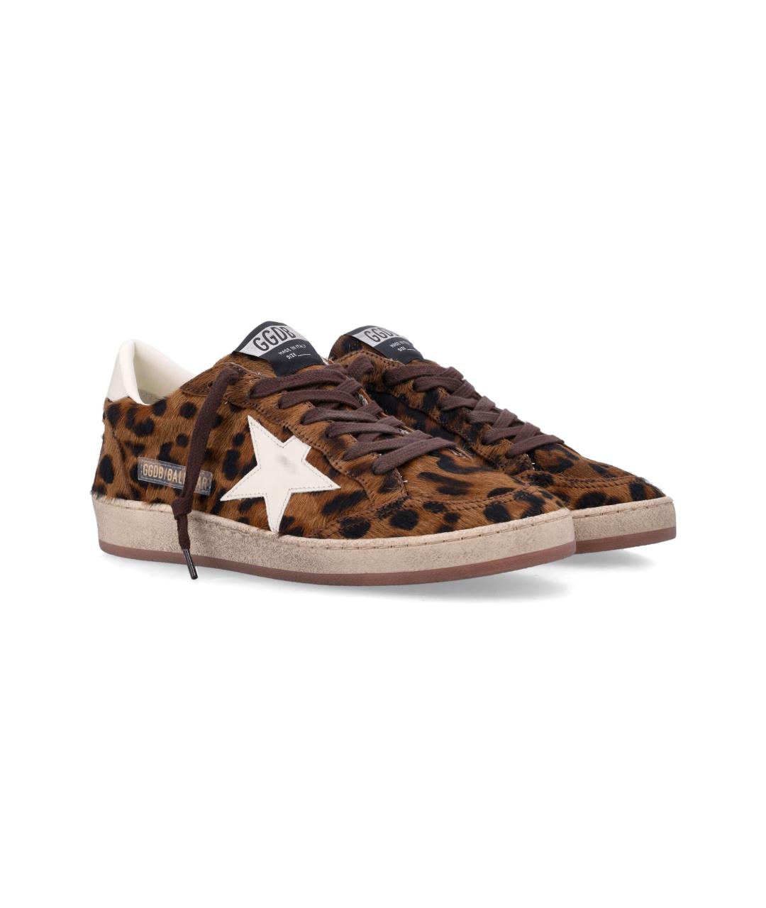 GOLDEN GOOSE Мульти кожаные кеды, фото 3