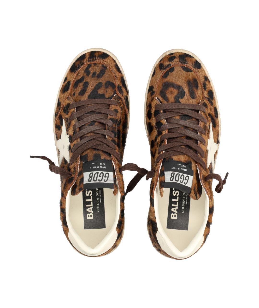GOLDEN GOOSE Мульти кожаные кеды, фото 2