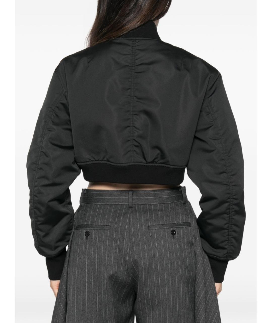 BALENCIAGA Черная полиэстеровая куртка, фото 4