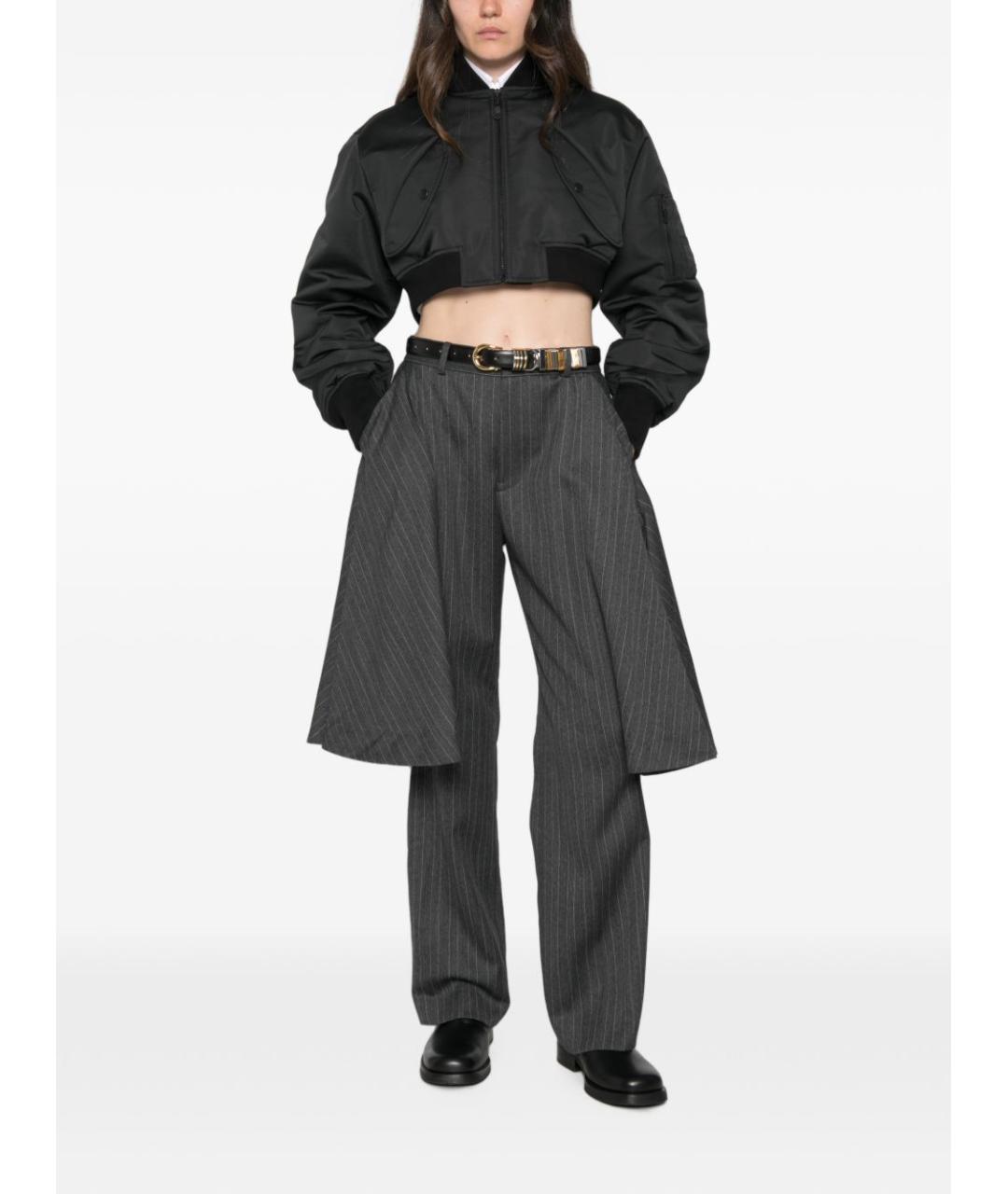 BALENCIAGA Черная полиэстеровая куртка, фото 2