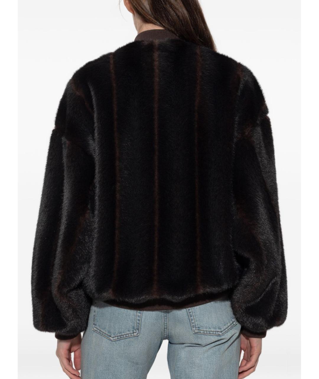 MM6 MAISON MARGIELA Коричневая полиэстеровая куртка, фото 2