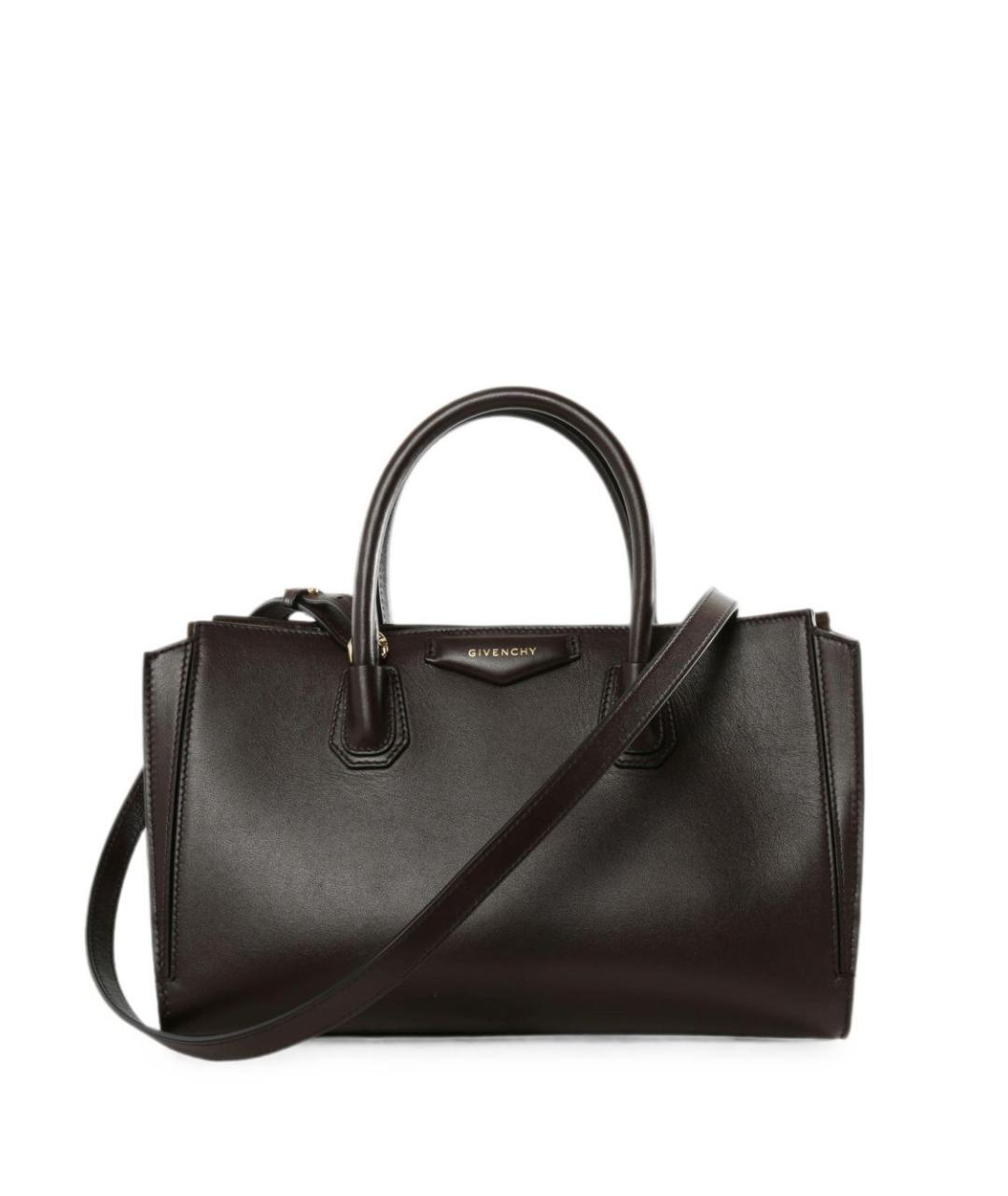 GIVENCHY Коричневая кожаная сумка тоут, фото 1