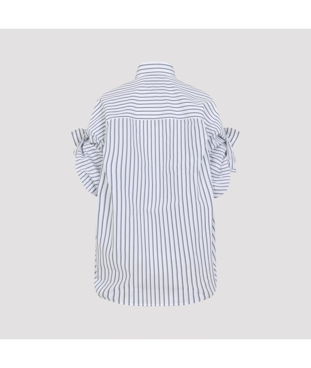 BALENCIAGA Синяя хлопковая рубашка, фото 2