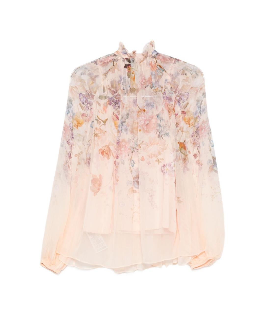 ZIMMERMANN Розовая вискозная рубашка, фото 2