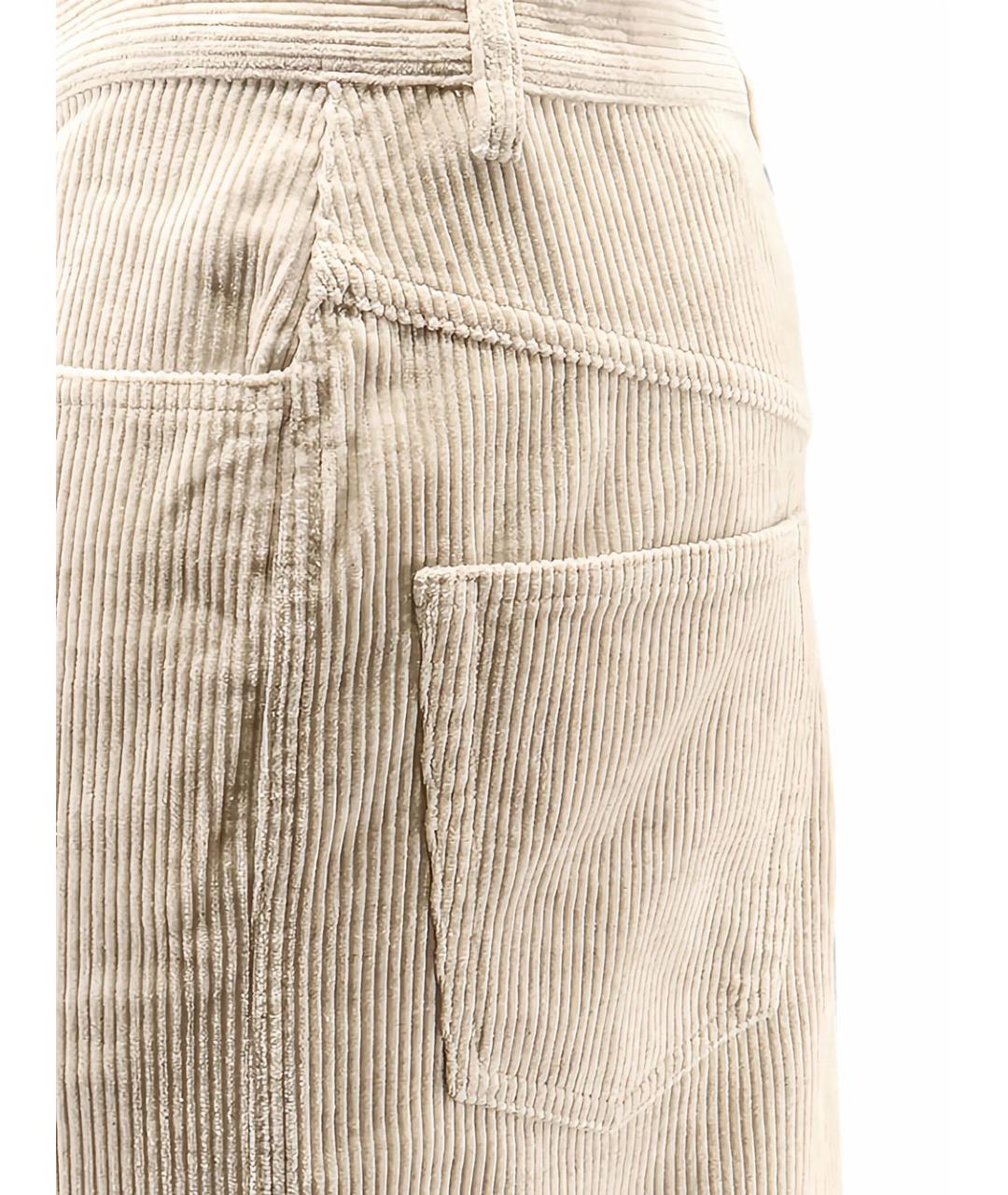 ISABEL MARANT Бежевая хлопковая юбка макси, фото 3