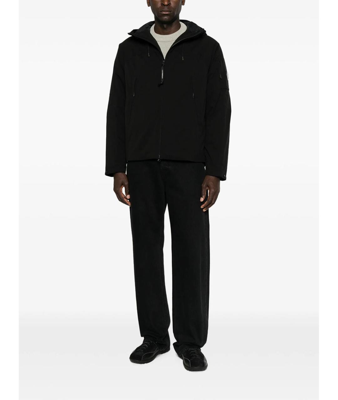 CP COMPANY Черная полиэстеровая куртка, фото 2