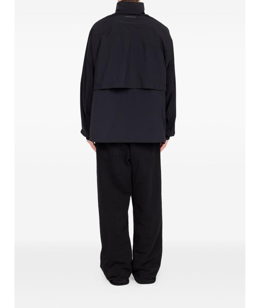 MM6 MAISON MARGIELA Черная полиамидовая куртка, фото 2