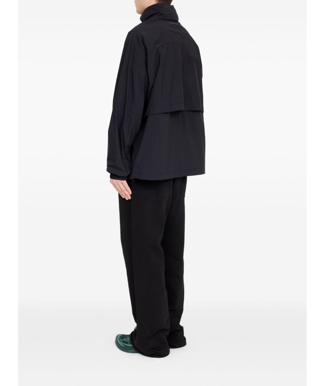 MM6 MAISON MARGIELA Черная полиамидовая куртка, фото 3