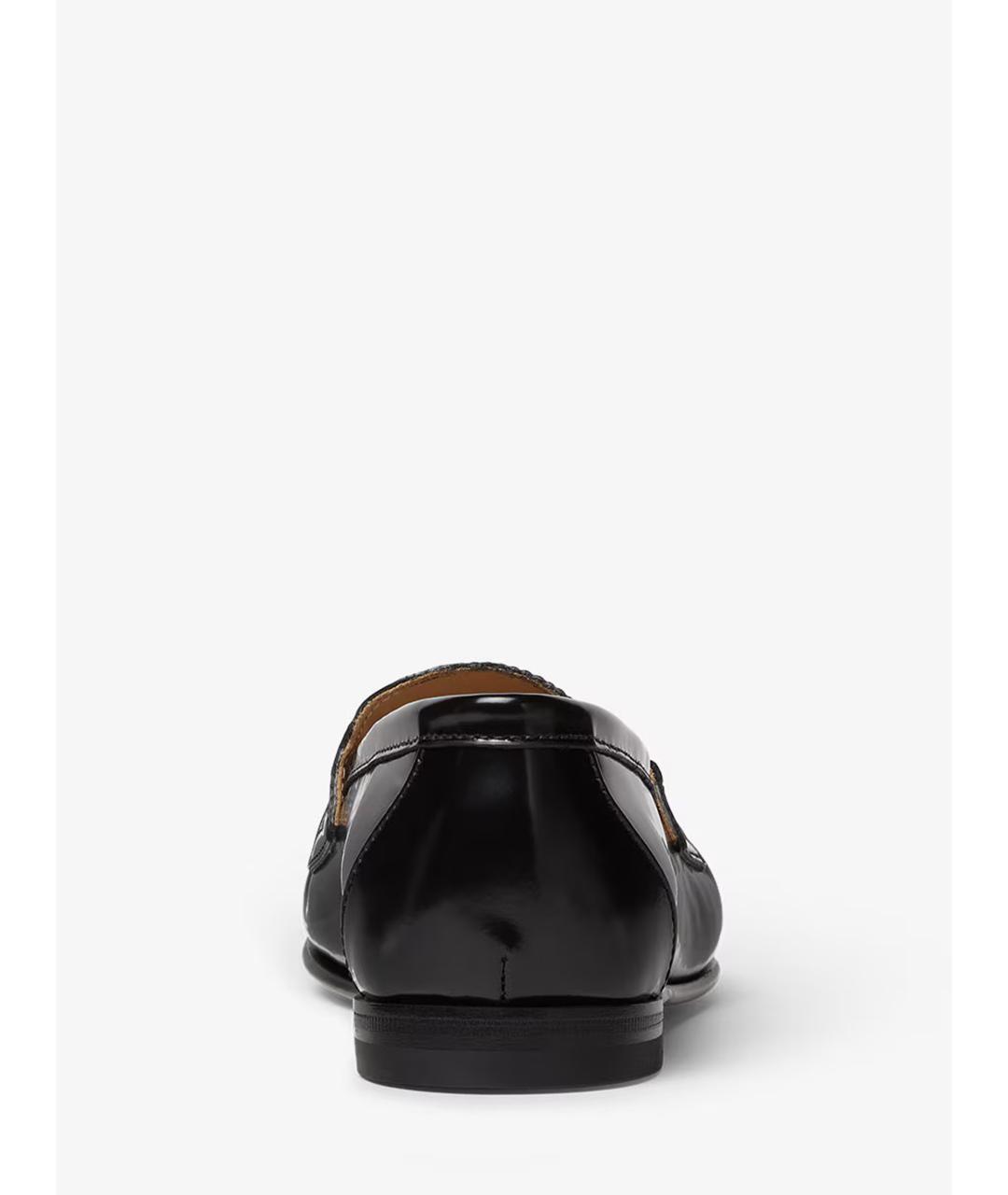 FENDI Черные кожаные лоферы, фото 3