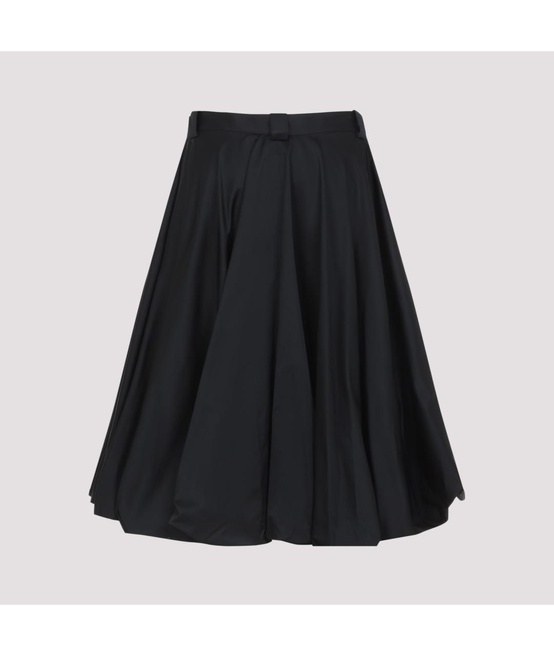 BALENCIAGA Черные полиэстеровые брюки широкие, фото 3