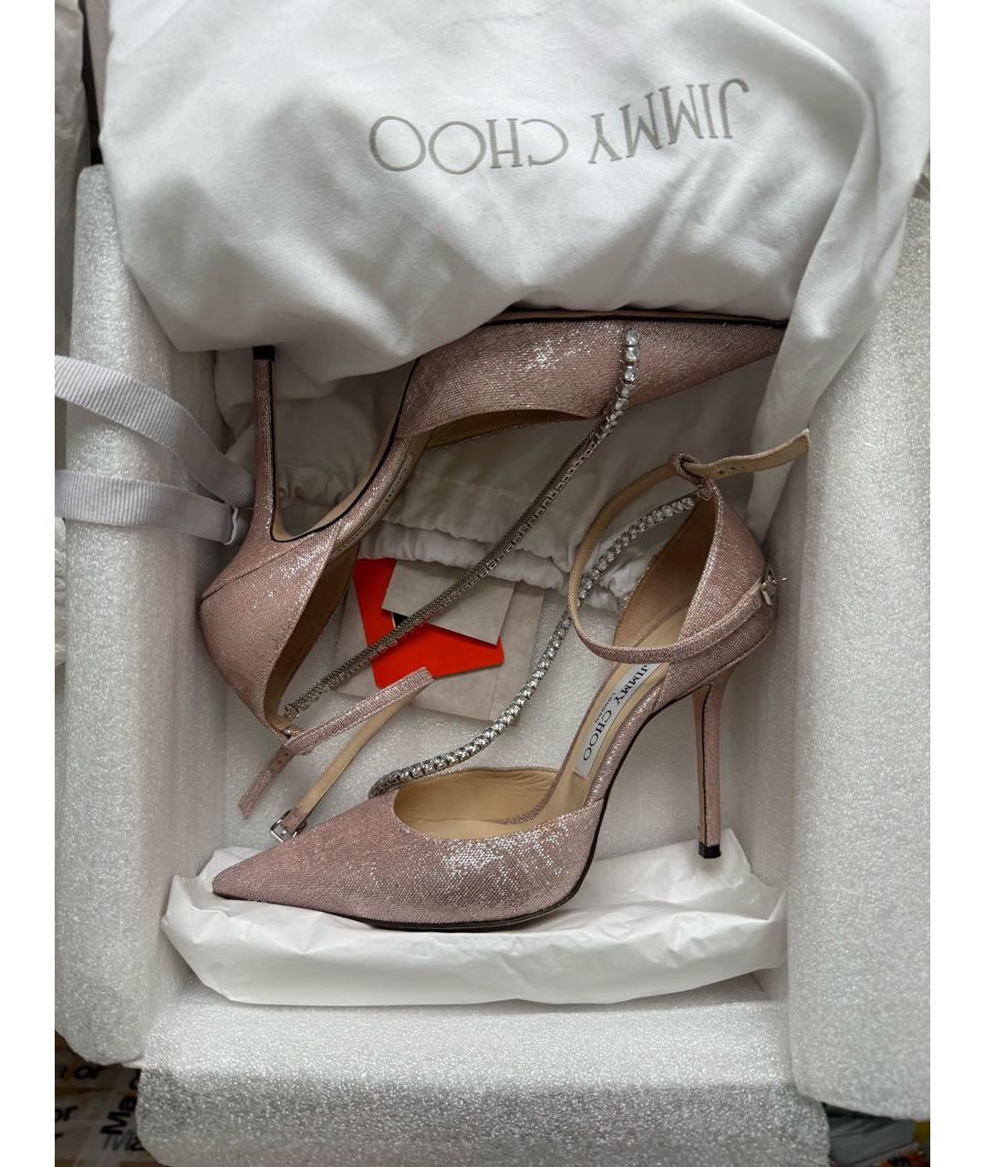 JIMMY CHOO Розовые туфли, фото 5