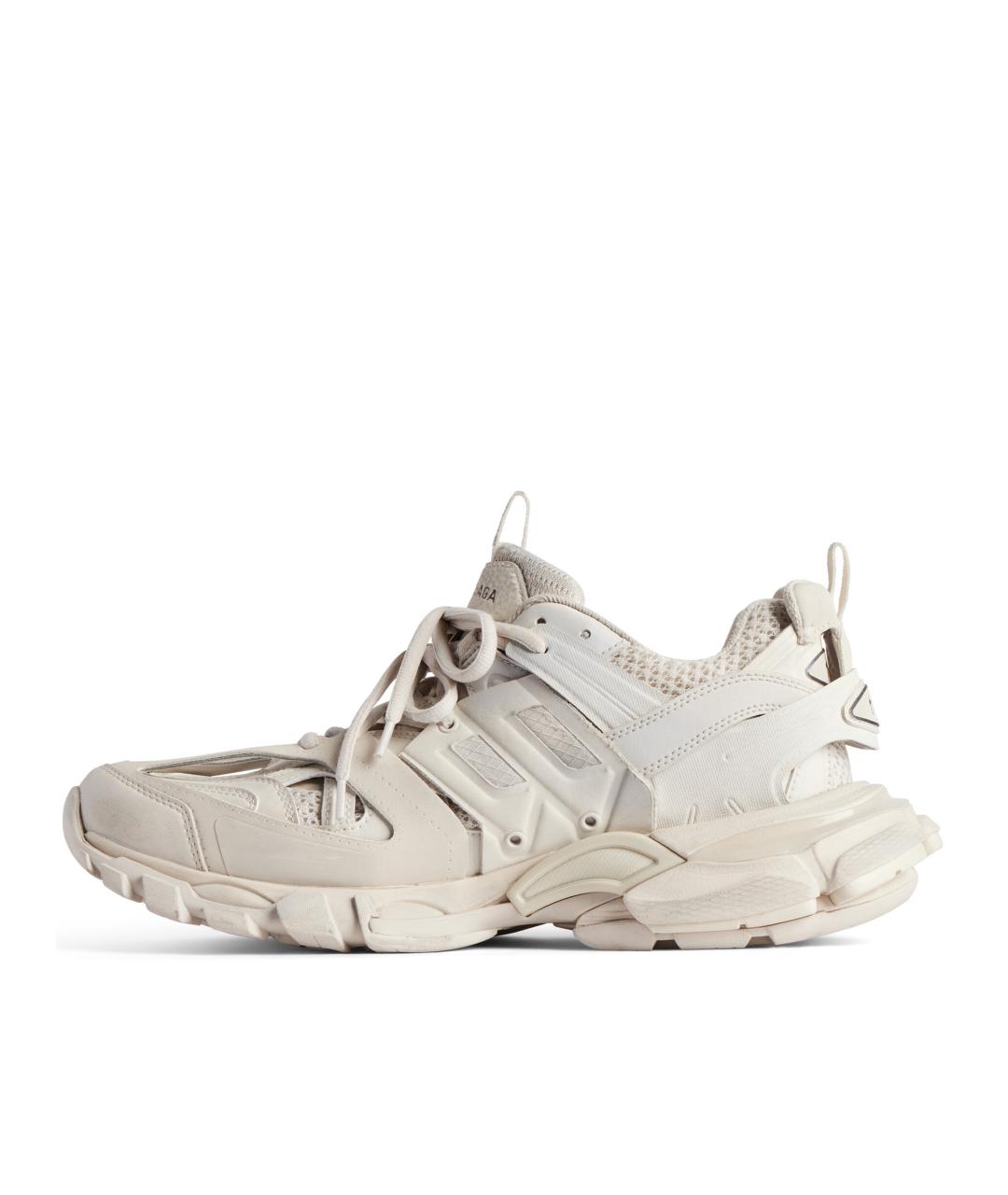 BALENCIAGA Бежевые синтетические кроссовки, фото 4