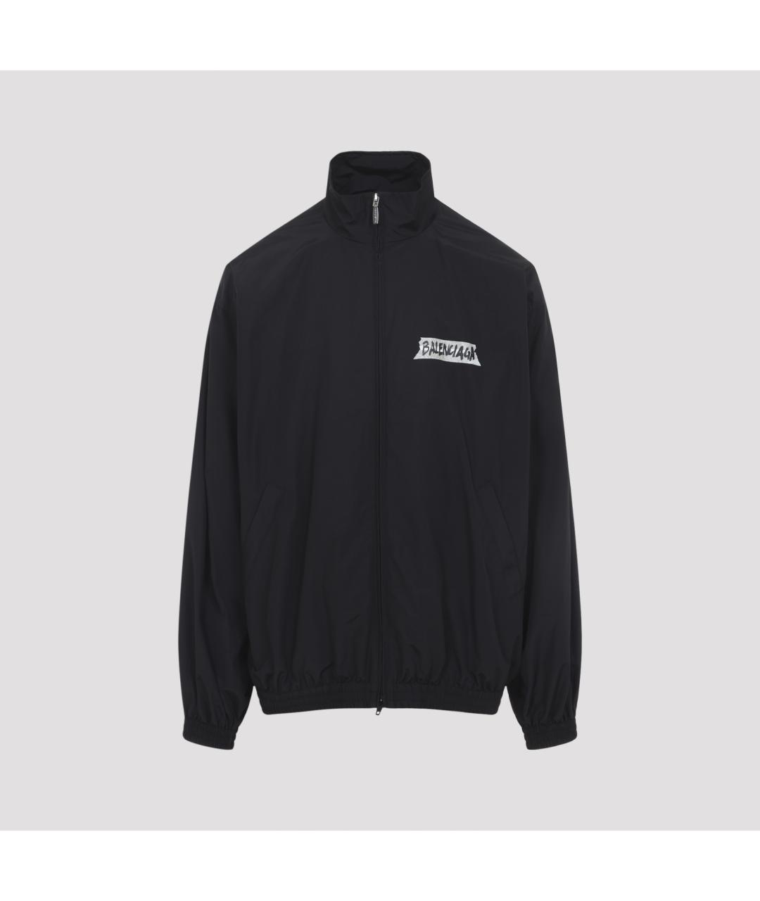 BALENCIAGA Черная хлопковая куртка, фото 2