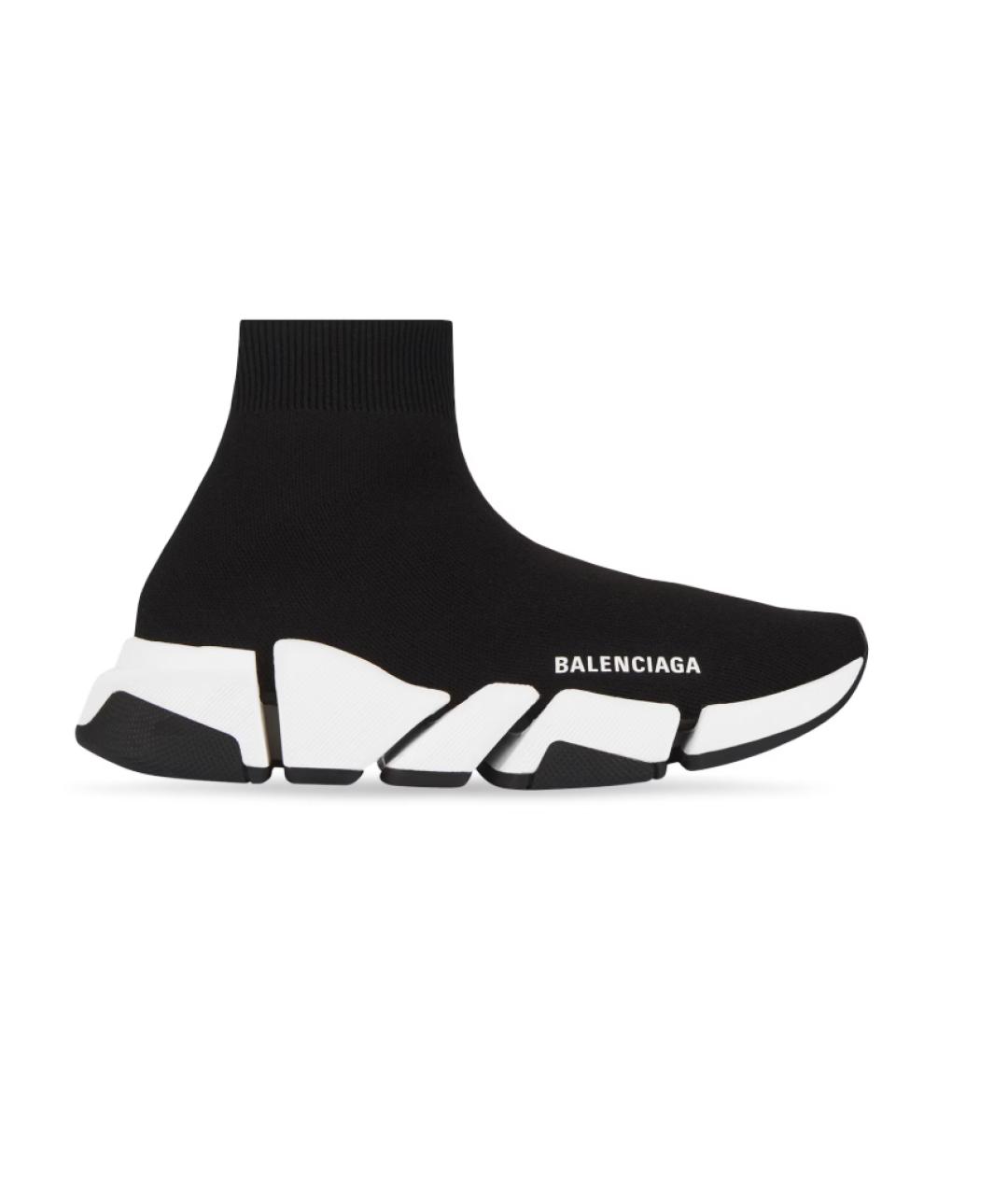 BALENCIAGA Черные синтетические кроссовки, фото 2