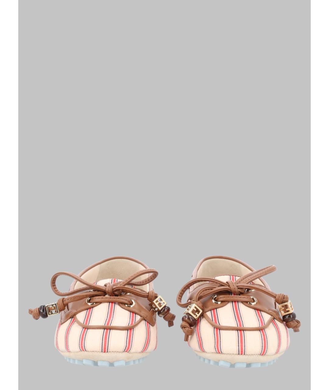 FENDI Мульти текстильные лоферы, фото 2