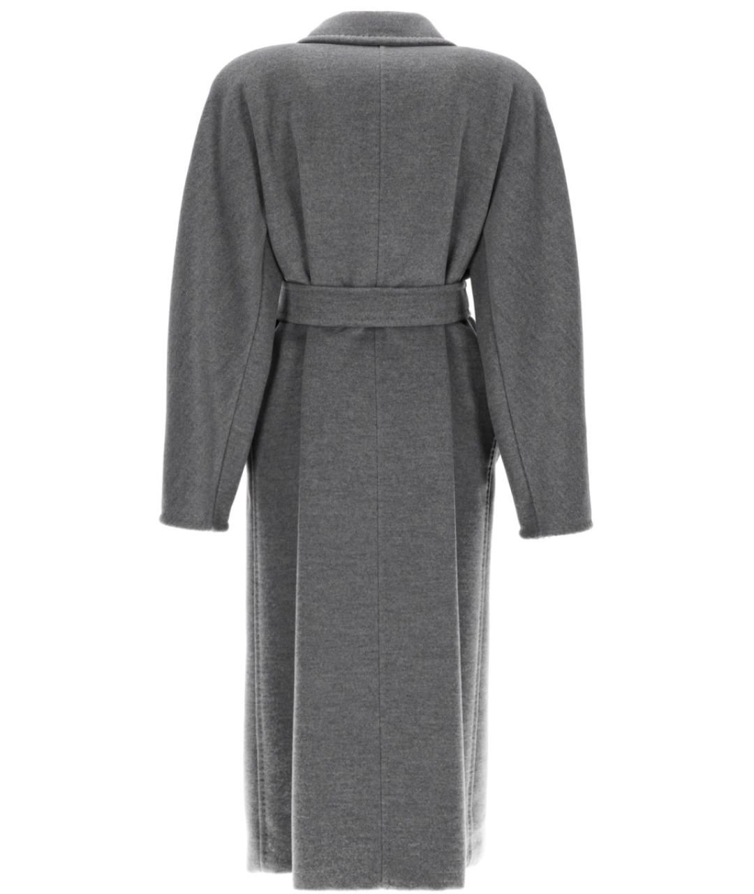 MAX MARA Серое шерстяное пальто, фото 3