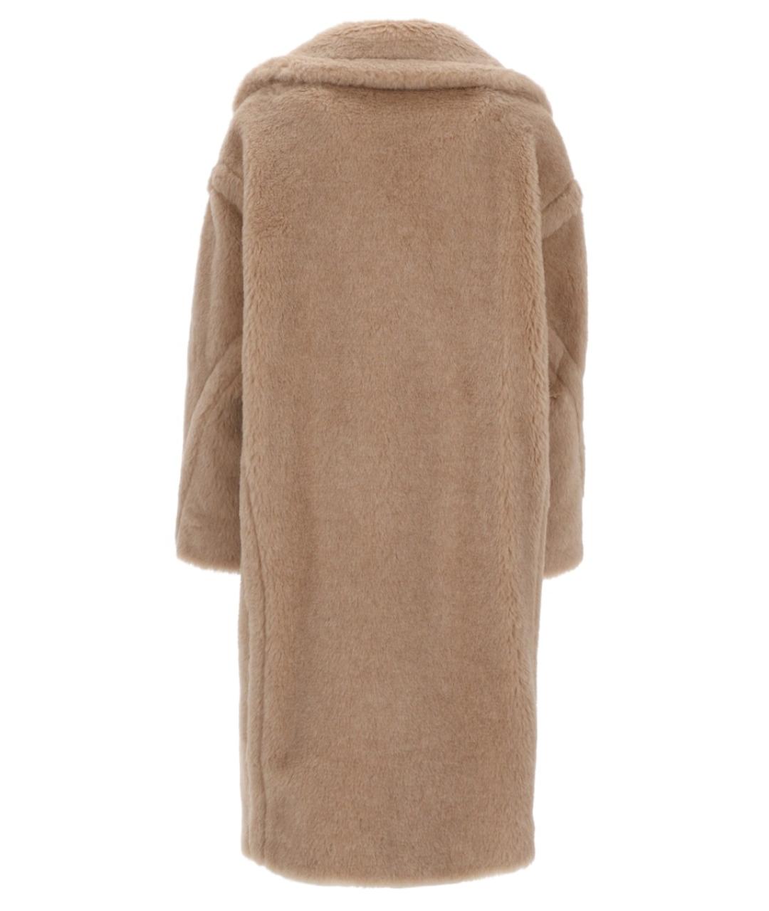 MAX MARA Бежевое шерстяное пальто, фото 3