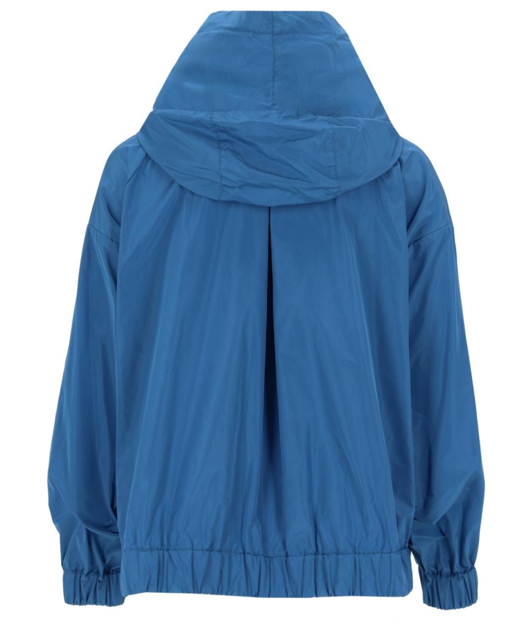 'S MAX MARA Синяя полиэстеровая куртка, фото 2