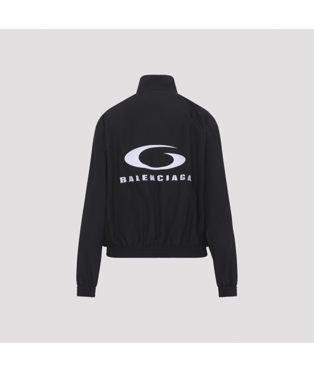 BALENCIAGA Черная хлопковая куртка, фото 3