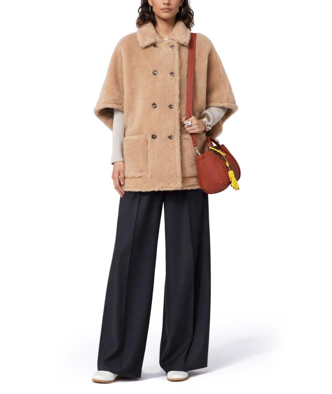 MAX MARA Бежевая шерстяная куртка, фото 2